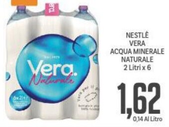 Supermercati Piccolo NESTLÉ VERA ACQUA MINERALE NATURALE 2 Litri x 6 offerta