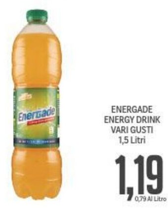Supermercati Piccolo ENERGADE ENERGY DRINK VARI GUSTI 1,5 Litri offerta