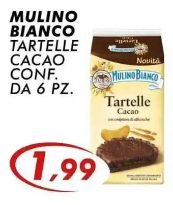 MULINO BIANCO TARTELLE CACAO CONF. DA 6 PZ.