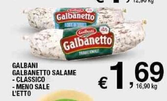 Sigma GALBANI GALBANETTO SALAME offerta