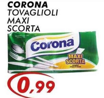 Dolce Sosta Supermercati CORONA TOVAGLIOLI MAXI SCORTA offerta