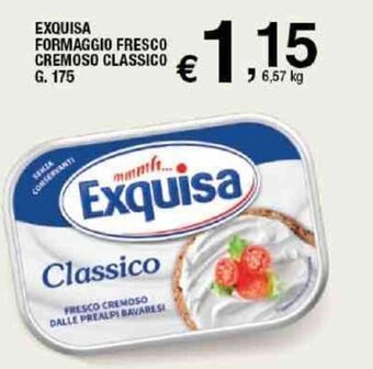 Sigma EXQUISA FORMAGGIO FRESCO CREMOSO CLASSICO G. 175 offerta