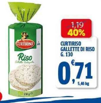Sigma CURTIRISO GALLETTE DI RISO G.130 offerta