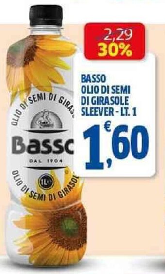 Sigma BASSO OLIO DI SEMI DI GIRASOLE SLEEVER-LT. 1 offerta