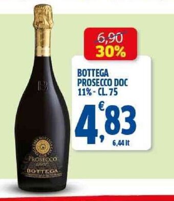 Sigma BOTTEGA PROSECCO DOC 11% - CL. 75 offerta
