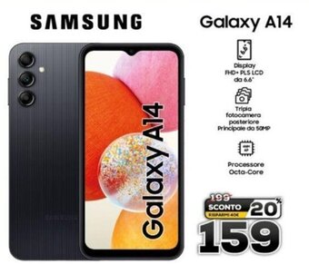 Euronics SAMSUNG Galaxy A14 offerta