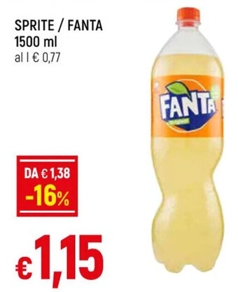Famila Market SPRITE / FANTA 1500 ml offerta