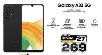Euronics SAMSUNG GALAXY A33 5G offerta
