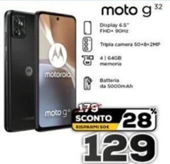Euronics MOTOROLA moto g 32 offerta