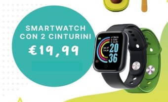 Euronics CELLY SMARTWATCH CON 2 CINTURINI offerta