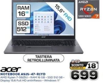 acer NOTEBOOK A515-47-R1YD