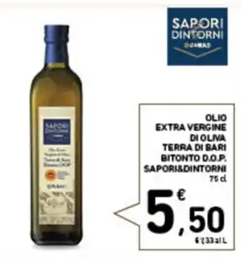 Conad City OLIO EXTRA VERGINE DI OLIVA TERRA DI BARI BITONTO D.O.P. SAPORI&DINTORNI 75 cl offerta