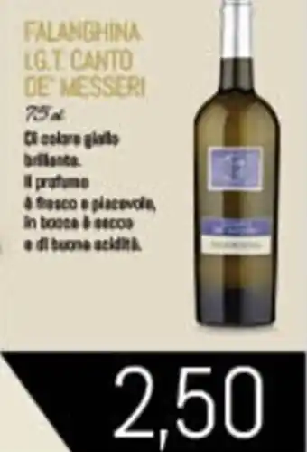 FALANGHINA LG.T. CANTO DE MESSERI