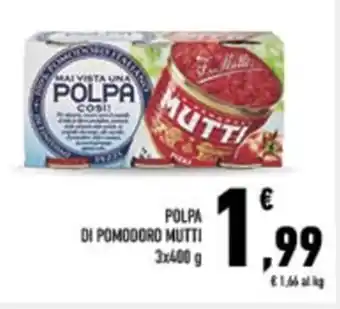 Conad City POLPA DI POMODORO MUTTI 3 x 400 g offerta