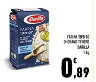 Conad City FARINA TIPO 00 DI GRANO TENERO BARILLA 1 kg offerta