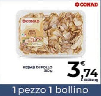 Conad City KEBAB DI POLLO 350 g offerta