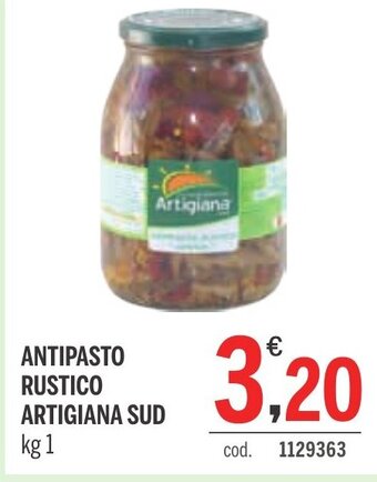 ANTIPASTO RUSTICO ARTIGIANA SUD kg 1