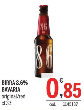 Elefante Cash & Carry BIRRA 8.6% BAVARIA original/red cl 33 offerta
