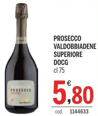 PROSECCO VALDOBBIADENE SUPERIORE DOCG cl 75