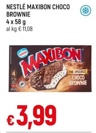 Famila Market NESTLÉ MAXIBON CHOCO BROWNIE 4 x 58 g offerta