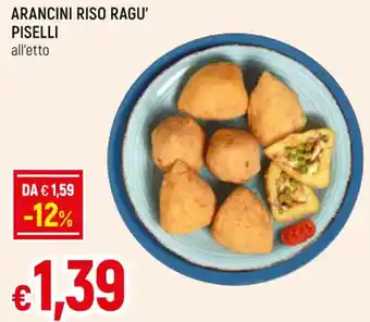 Famila Market ARANCINI RISO RAGU' offerta