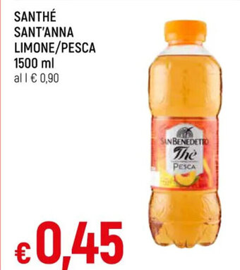 Famila Market SANTHÉ SANT'ANNA LIMONE/PESCA 1500 ml offerta