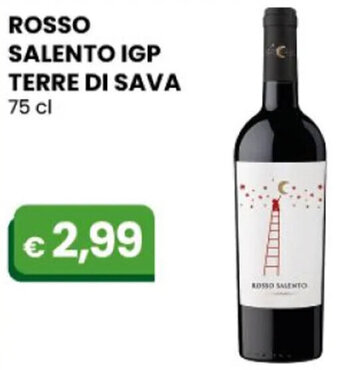 ROSSO SALENTO IGP TERRE DI SAVA 75 cl