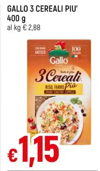 GALLO 3 CEREALI PIU' 400 g