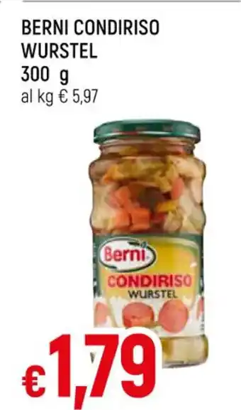 BERNI CONDIRISO WURSTEL 300 g