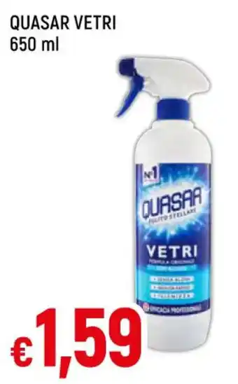 Famila Market QUASAR VETRI 650 ml offerta
