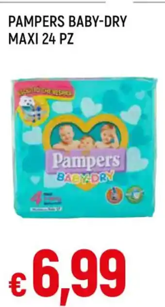 Famila Market PAMPERS BABY-DRY MAXI 24 PZ offerta