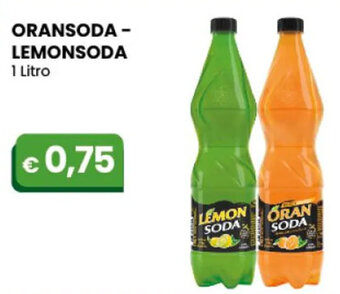 ORANSODA - LEMONSODA 1 Litro