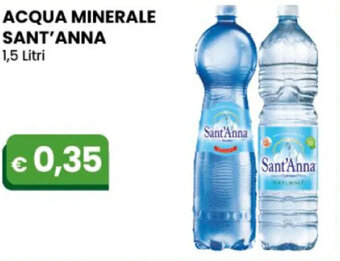 ACQUA MINERALE SANT'ANNA 1,5 Litri