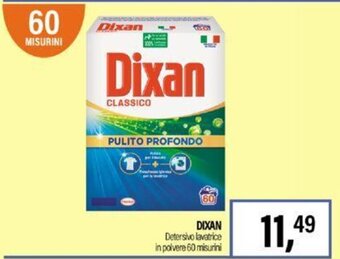 Caddy's Dixan Detersivo lavatrice in polvere 60 misurini offerta