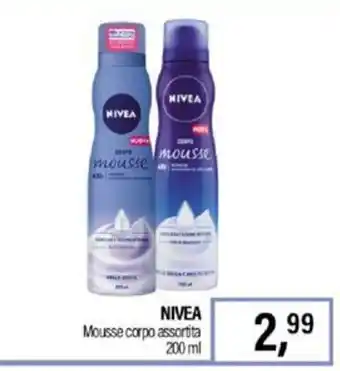 Caddy's NIVEA Mousse corpo assortita 200 ml offerta