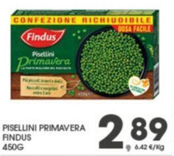 Eurospar PISELLINI PRIMAVERA FINDUS 450G offerta