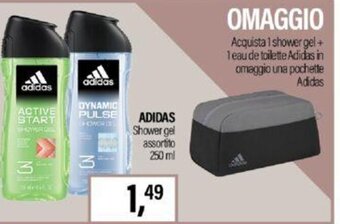 Caddy's ADIDAS Shower gel assortito 250 ml offerta