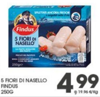Eurospar 5 FIORI DI NASELLO FINDUS 250G offerta