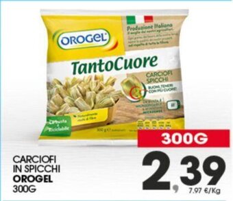 Eurospar CARCIOFI IN SPICCHI OROGEL 300G offerta