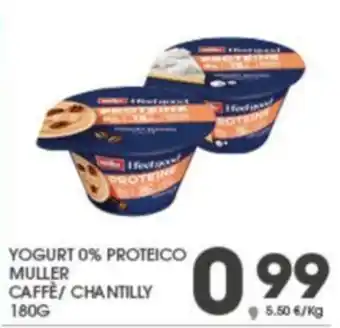 YOGURT 0% PROTEICO MULLER CAFFÈ/CHANTILLY 180 G