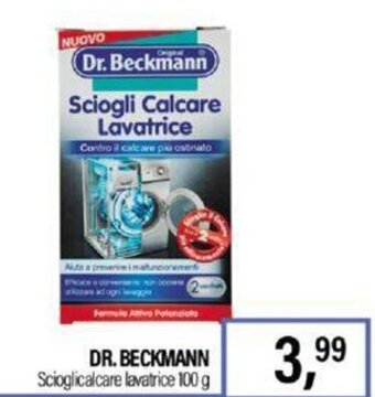 Caddy's DR.BECKMANN Scioglicalcare lavatrice 100 g offerta
