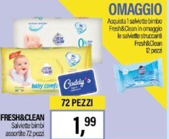 FRESH&CLEAN Salviette bimbi assortite 72 pezzi