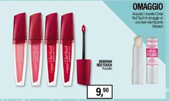 Caddy's DEBORAH RED TOUCH Rossetto offerta