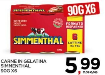 CARNE IN GELATINA SIMMENTHAL 90G X6