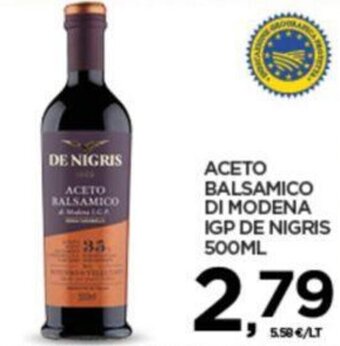Interspar ACETO BALSAMICO DI MODENA IGP DE NIGRIS 500ML offerta