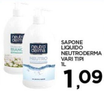 SAPONE LIQUIDO NEUTRODERMA VARI TIPI 1L