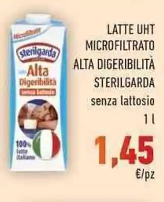 Conad City LATTE UHT MICROFILTRATO ALTA DIGERIBILITÀ STERILGARDA senza lattosio 1 l offerta