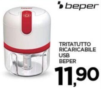 Interspar TRITATUTTO RICARICABILE USB BEPER offerta
