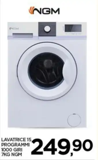 Interspar LAVATRICE 15, PROGRAMMI 1000 GIRI 7KG NGM offerta