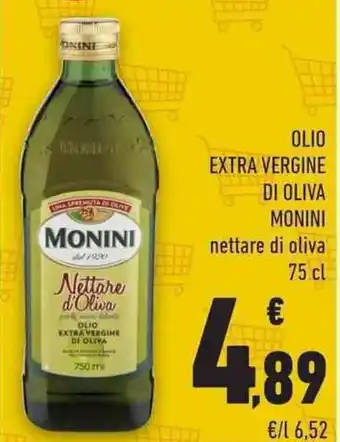 Conad City OLIO EXTRAVERGINE DI OLIVA MONINI nettare di oliva 75 cl offerta